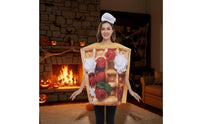 Single Dessert Costume-Piece Breakfast Food Dessert Costume Unisex Apparel for Adults