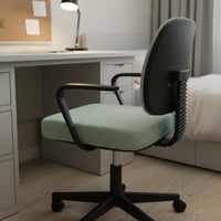 Office Chair Seat Cover Non-Slip Stretch Office Chair Cover Stretch Seat Slipcover Breathable Full Protection for Dorm Room