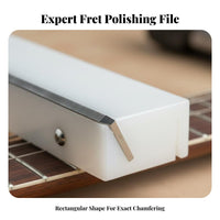36 & 90 Degree Bevels Guitar Fret Beveling File Protects Fretboard Fret End Dressing File Precise Angle Guide for DIY Enthusiasts, Musicians
