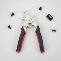 Stainless Steel Car Trim Removal Tool Labor-Saving Design Auto Clip Removal Plier Ergonomic Handle Car Panel Clip Remover Non-Slip Grip for Mechanics, DIY Enthusiasts, Garage