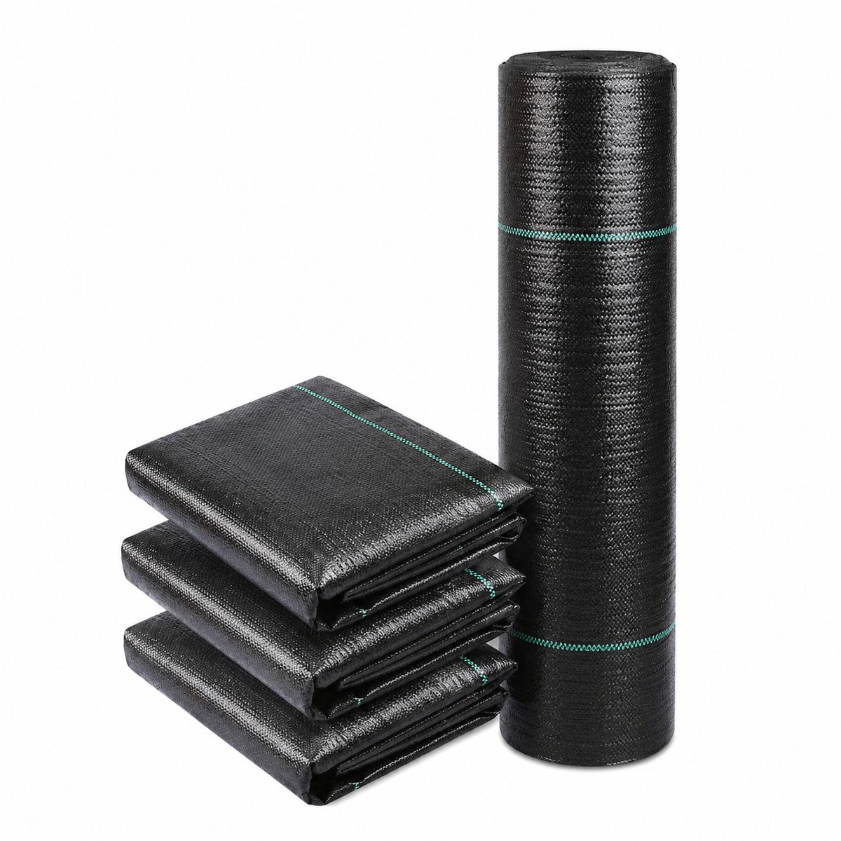 Garden Geotextile for Weed Control Black 0.5x15m, Density 70g/m2