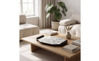 Decorative Tray with Handles Minimalist Wooden Tray with Handles Simple Elegance for Home Stylists, Interior Designers, Living Room