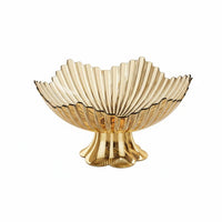 Pedestal Fruit Illuminated Bowl Elegant Design High Foot Fruit Plate Food Grade Material Decorative Snack Platter for New Year, Party