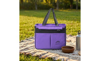 Insulated Meal Bag Portable Lunch Tote with Front Pocket for Office, Picnic, Camping
