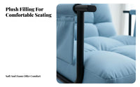 Reclining Function Convertible Armchair Space-Saving Design Pull-out Sleeper Armchair Adjustable Backrest Sofa Bed Easy Conversion for Apartment Dwellers, Not on Ice Workers, College Students, Bedroom, Balcony, Small Apartments