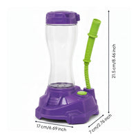 Electric Tornado Simulator DIY Water Vortex Maker Cylindrical Tornado Maker Kit Lavender Base