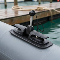 Inflatable Boat Oar Lock Aluminum Alloy Insert Universal Oar Rotate Mount Dinghy Oarlock Mount for Rafting