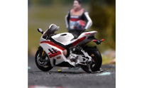 Miniature Motorcycle 1/64 Scale Mini Motorcycle Model Detailed Sportbike Figurine for Collectors, Hobbyists, Diorama, Display Case, Desk Decoration