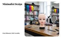 Jewelry Display Mannequin Realistic Makeup Face for Boutiques