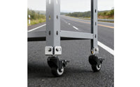 4 Pieces Angle-Angle-Steel Wheel Bracket Easy to Install L-Bracket Casters Heavy Duty Caster Wheel for Garage