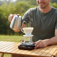 Espresso Scale LED Display Precision Coffee Scale Multiple Units Kitchen Gadget for Outdoor, Travel, Camping