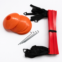 Agility Ladder, Football Training Equipment for Speed Agility Training, Adjustable Polypropylene Rungs, Nylon Straps with Ground Stakes & Carry Bag