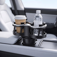 Dual Cup Holder Easy to Install Dashboard Cup Holder Slim for Drivers