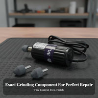 Wide Voltage Compatibility Portable Tire Repair Polisher High Rotational Force Low-Speed Tire Lightweight Electric Grinder Single-Handed-Hand Operation for Mechanics, DIY Car Enthusiasts, Vehicle Maintenance, Garage, Industrial Workshop