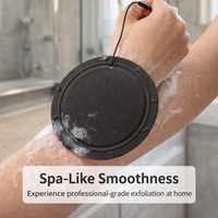 Exfoliating Scrubber with Hanging Strap, Deep Cleansing Bath Scrub for Adults, Thick Material Round Disc Fine