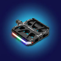 Flashing Mode LED Bike Pedals Anti-Slip Pins LED Bike Pedal 360 Degree Visibility Light up Pedals Waterproof for Night Riding, Commuting