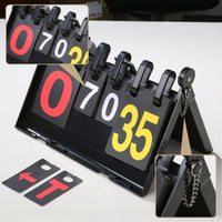 Portable Scoreboard with Easel Stand Tabletop for Referees, Coaches