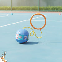 Skip Ball with Lights Glowing Ankle Skip Ball Led for Playground, Kids, Toddlers