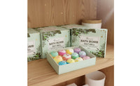 12 Pieces Essential Oil Soaking Orb Set Fragrance Bath Effervescent Gift Set for Women, Bathing Area