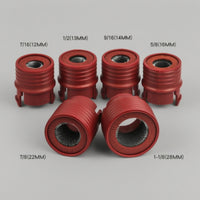 9 Pieces Wheel Hub Rust Removal Brush Replaceable Wheel Hub Cleaning Tool Drill Wire Brush Kit Rotary for Mechanics