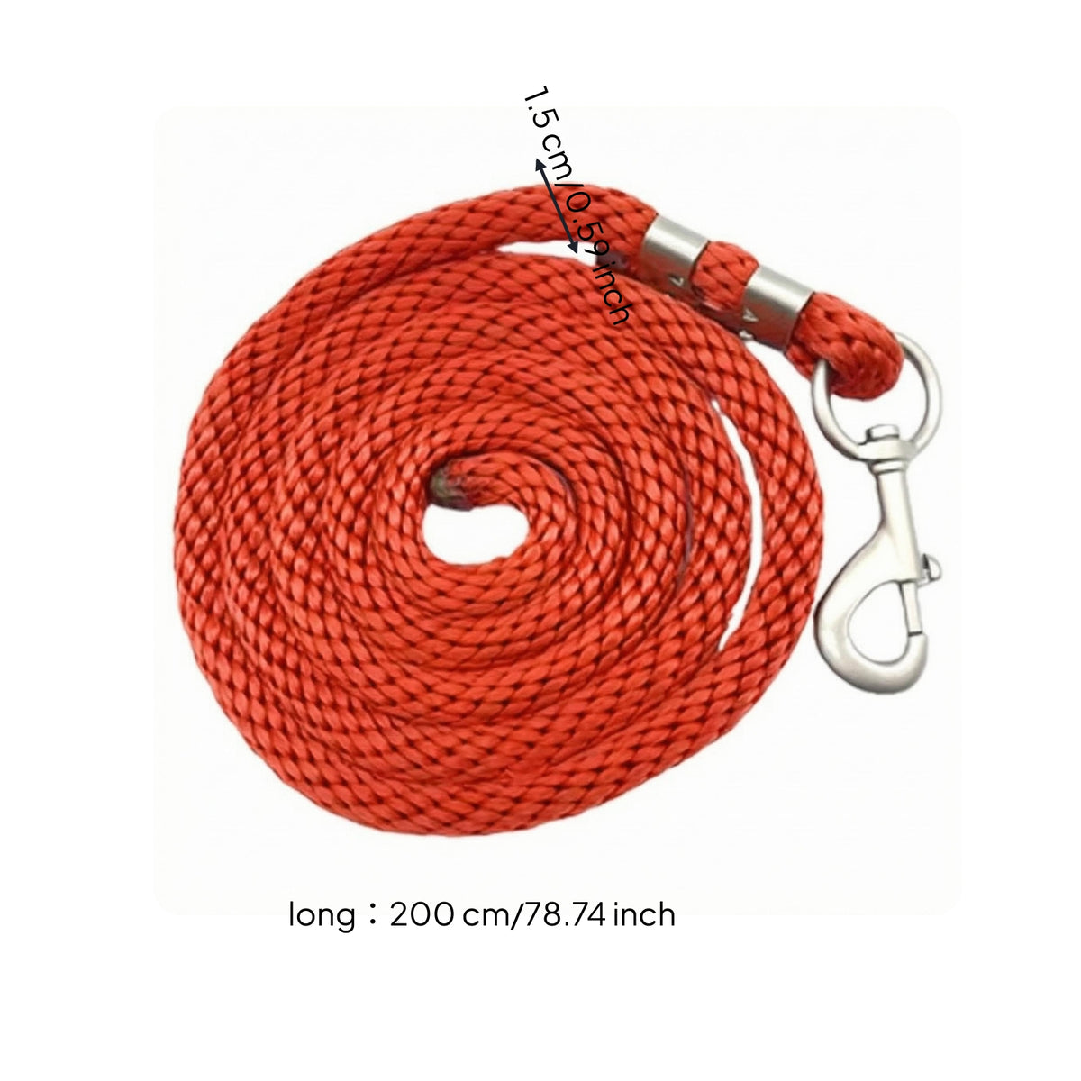 Horse Guide Rope   Braided Guide Rope   Textured for Equestrians, Stables, Ranches, Riding Schools