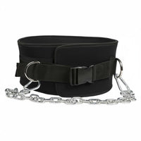 Gym Strength Training Weightlifting Belt Chain Adjustable Buckle Suspension Belt Heavy Duty Fitness Gear Reinforced Stitching for Weightlifters, Bodybuilders