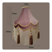 Floor Lamp Shade French Country Design Tassel Lampshade Decorative Tassels