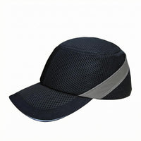 Lightweight Mesh Safety Helmet Curved Brim Cap-Style Helmet Rounded Crown Safeguarding Gear Short Bill