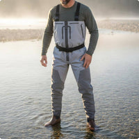 Zip Front Chest Waders Breathable Waterproof Fishing Waders Adjustable Suspenders Outdoor Gear for Hunters