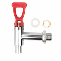 Boiling-Water Faucet Heat-Resistant Hot-Water Dispenser Tap Faucet with Curved Spout Instant Low Lead for Commercial Kitchens