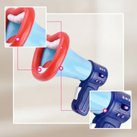 Toy Megaphone with Lanyard Novelty Voice Changer Megaphone Voice Changing Toy Handheld Loudspeaker Playful for Children, Parties
