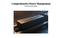 10 Output Effects Power Supply Low Noise Isolated Guitar Effects Power Supply Short Circuit Protection Musical Instrument Accessory for Guitarists