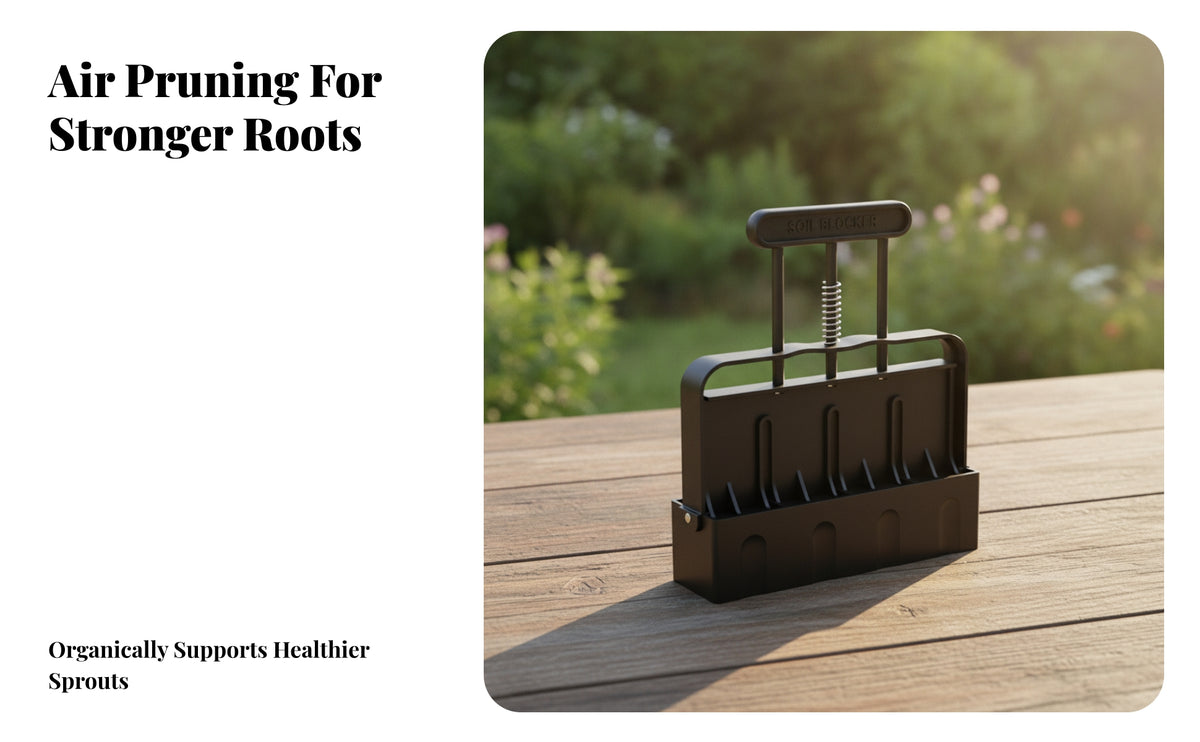 Ergonomic Hand-Operated Soil Forming | Sturdy, with Handle, for Transplanting starts