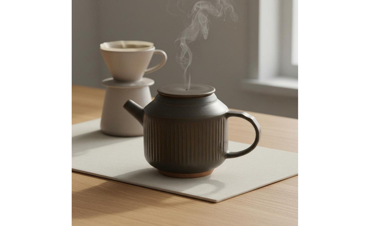 Ceramic Pour-over Coffee Set Great Gift Pour over Coffee Maker Set Good Heat Preservation for Home Baristas, Beginners, Office, Breakfast