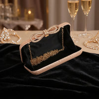Evening Clutch Formal Rhinestone Purse Glittering Handbag for Weddings