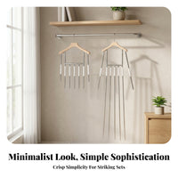 Invisible Garment Hanger Long-Lasting Telescopic Photo Display Hanger Invisible Dress Form Strong Load-Bearing Lightweight Silver for Photography