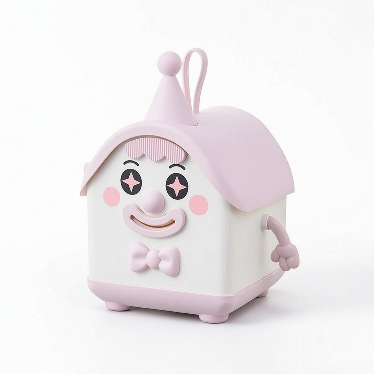 Clown Piggy Bank Plastic Piggy Bank Currency Container Openable Savings Box Educational for Children, Bedroom, Nursery