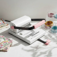 12-Hole Paper Punch Binder Adjustable Punching Wire Binding Machine for Crafters