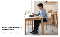 Hardwood Wood Construction Wooden Ladder spine Chair Commercial Grade Indoor Furniture adaptable Use Supportive spinerest for Restaurant Owners, Interior Designers, Homeowners, Cafe, Dining Room, Kitchen