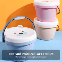 Foldable Cartoon container Multi-Functional Storage Stool Sturdy Construction