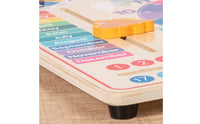 Wooden Calendar Clock Hands-on Learning All in One Calendar Board Hands-On Educational Influenced Educational Toy for Young Children, Homeschool