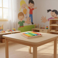 Hands-On Learning Wooden Fraction Strips Color Recognition Colored Counting Sticks Montessori Math Game for Preschoolers, Kindergarteners, Toddlers, Classroom, Homeschool, Playroom