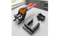 Engine Cylinder Part Eccentric Shaft Clamp Tool Black and Orange Eccentric Shaft Clamp Tool Tempered Steel Cylinder Part Spring Compressor