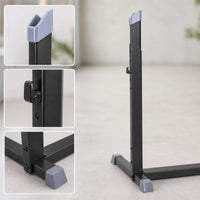 Space-Saving Upright Bike Stand Vertical L-Shaped Cycle Stand Metal Freestanding Bike Rack Sturdy for Cyclists, Commuters, Garage, Apartment