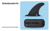 Detachable Stand-up Paddleboard Fin Improves Tracking Insert-in Surfboard Fin No Tools Needed Enhanced Stability