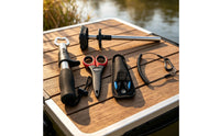 Multifunction Fishing Tool Kit with Lanyard and Sheath Stainless Steel Angling Gripper with Pliers Corrosion-Resistant Angling Lip Gripper with Scissors AllAll-in-One for Fishermen, Anglers