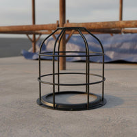 Bulb Shock Barrier Resistant Bulb Protector Heavy-Duty Wire Cage Lamp Protector for Workshop, Warehouse, Basement