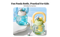 Drop Resistant Kids Water Bottle with Handle Great Gift Idea Cartoon Double-Drink Cup Easy to Clean for Children, Girls, School, Outdoor