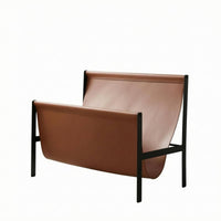Metal Magazine Rack Four-Legged Base Home Contemporary Style