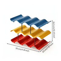 Desktop Cup Rack Three-Tier Cup Storage Rack Mug Shelf Organizer Countertop Space-Saving for Coffee Bar, Kitchen Counter